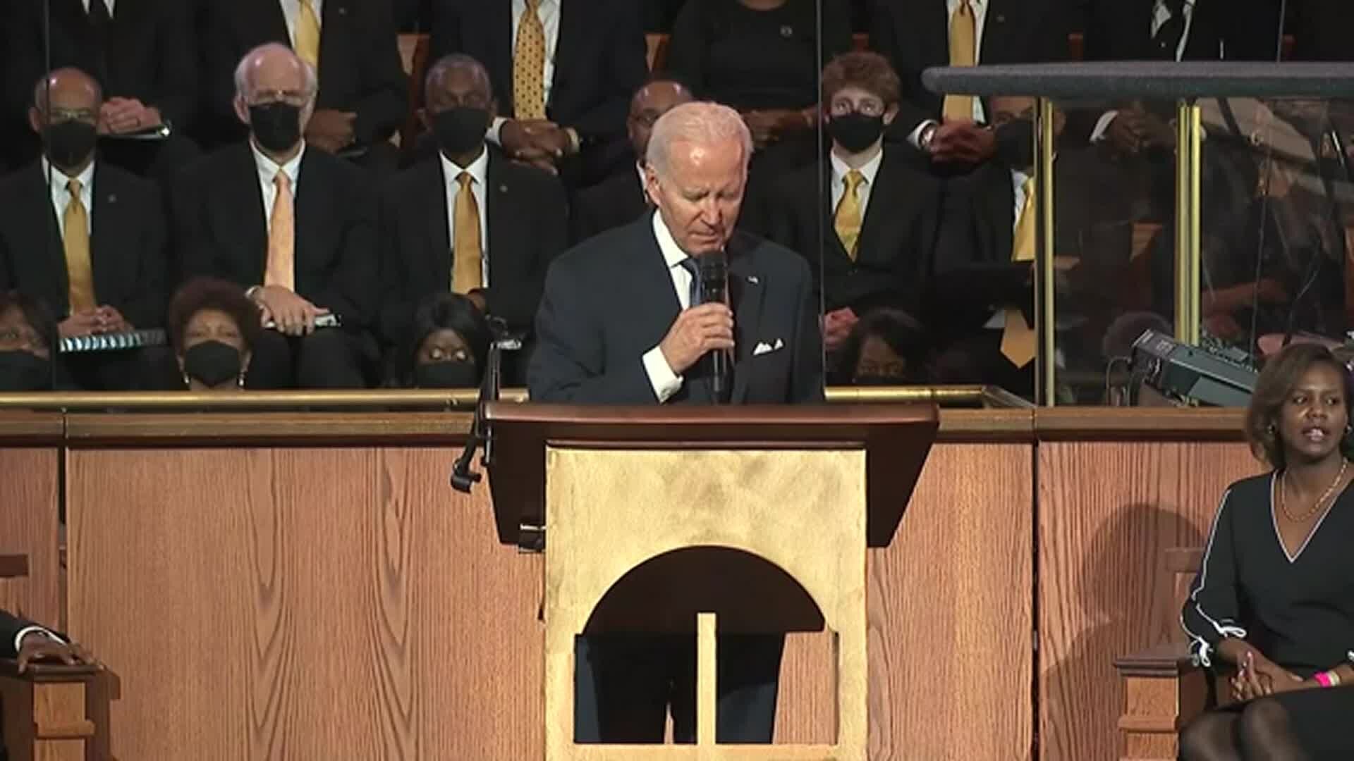 Biden delivers sermon drawing on legacy of Rev. Martin Luther King: 'This is a time of choosing'